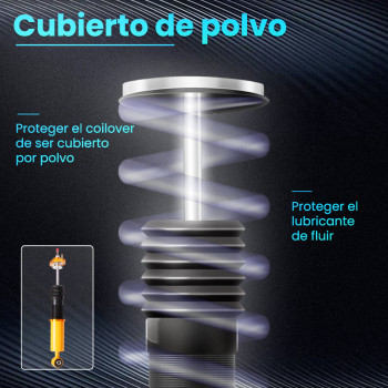 Maxpeedingrods Racing Amortiguador Coilover Kit de amortiguadores compatible para BMW 3 (E36) sedán de 4 puertas 1990-1998