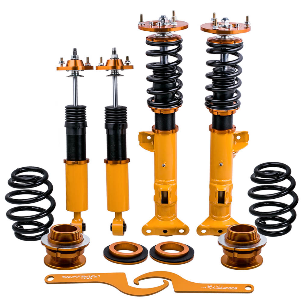Kit de Suspension Combinés Filetés compatible pour BMW 3 Series E36 318i 323i 323is 325i 91-98	kit dabaissement