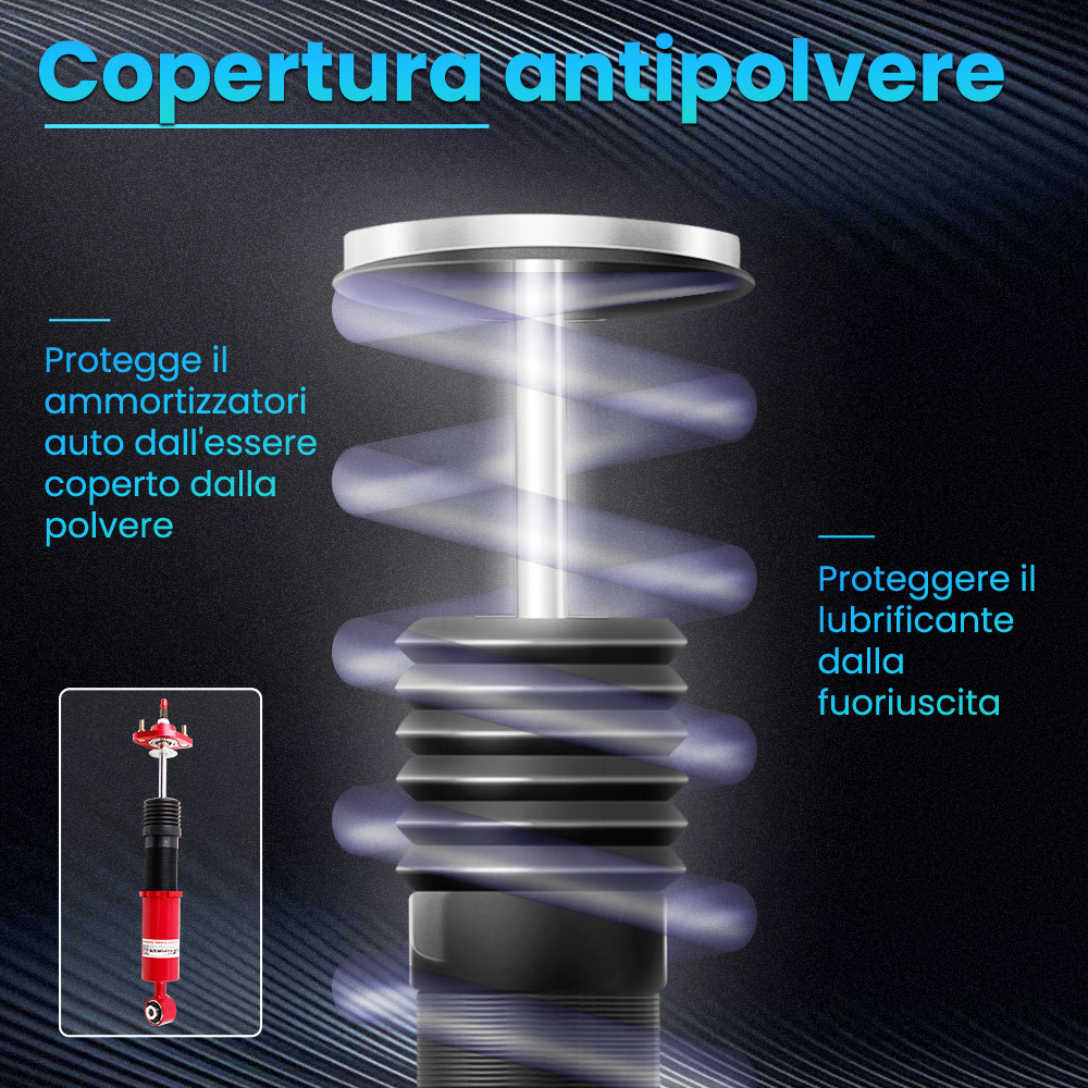 Kit ammortizzatori per auto Anteriore e Posteriore compatibile per BMW E36 323 1993-1999 Lowering Kit