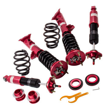 Kit ammortizzatori per auto Anteriore e Posteriore compatibile per BMW E36 323 1993-1999 Lowering Kit