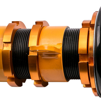 Combinés Filetés compatible pour BMW E39 1996-2003 Réglable Suspension hélicoïdale + support supérieurkit dabaissement