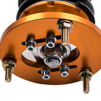 Combinés Filetés compatible pour BMW E39 1996-2003 Réglable Suspension hélicoïdale + support supérieurkit dabaissement