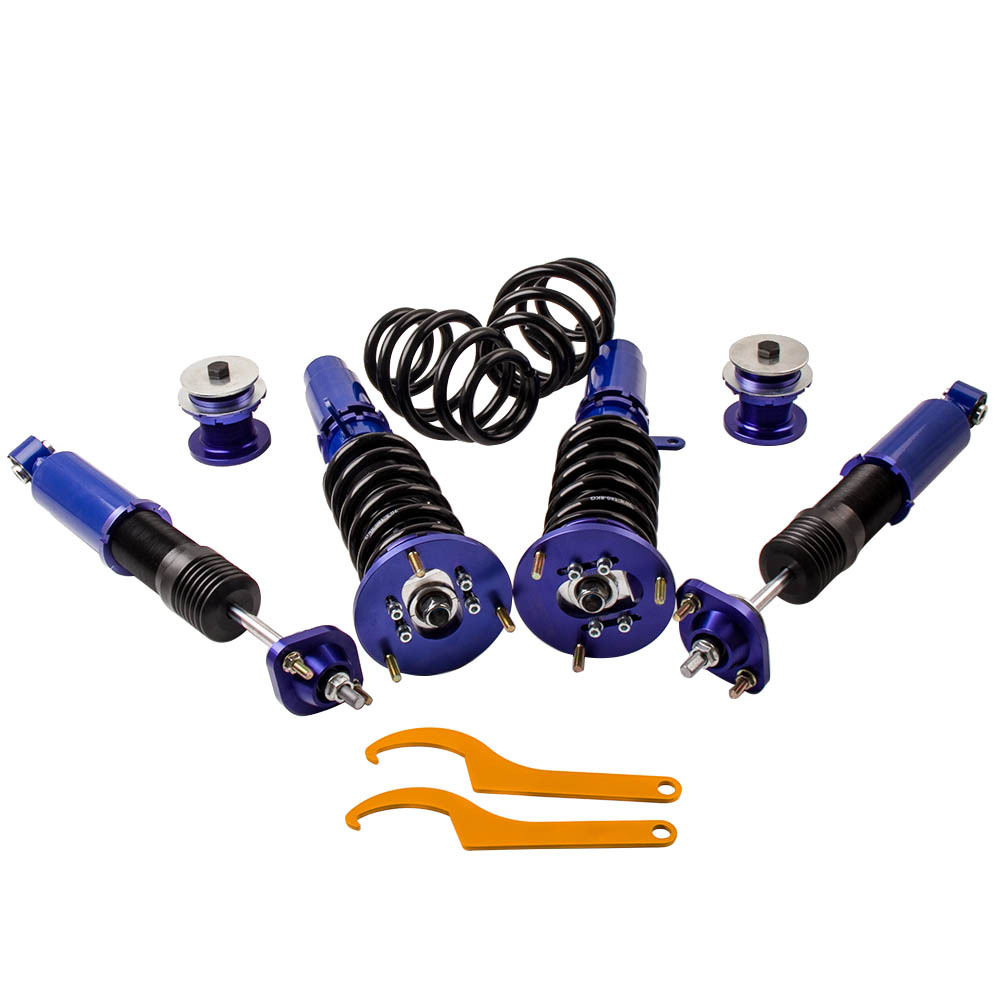 Kit de suspension combine filetes amortisseurs compatible pour BMW 3 Touring 5 portes break/estate (E46)kit d'abaissement