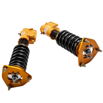 Compatible for Mitsubishi Lancer EVO 7 8 9 4G63 24 Ways Adjustable Coilover Shock Absorber Suspension Kits Lowering Kit