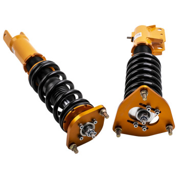 Compatible for Mitsubishi Lancer EVO 7 8 9 4G63 24 Ways Adjustable Coilover Shock Absorber Suspension Kits Lowering Kit