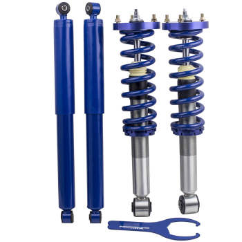 Compatible for Ford F-150 04-08 Mark LT 06-08 2WD w/z Hats Fully Assembled Strut Shock set Lowering Kit