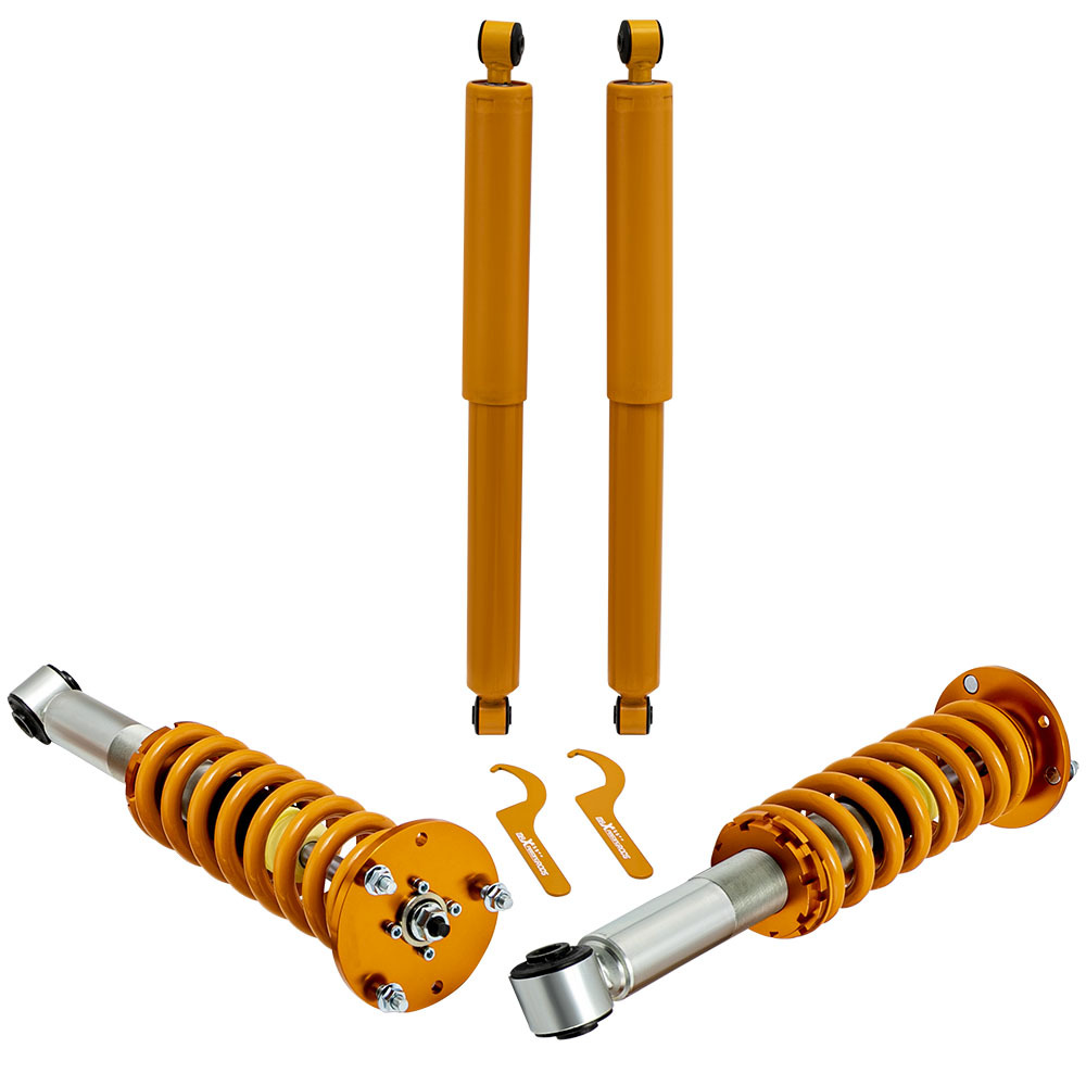 Compatible for Ford F-150 2004 - 2008 Mark LT 2006 - 2008 2WD RWD Front StrutsandRear Shocks set Lowering Kit
