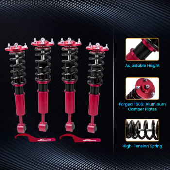 Air to Coil Spring Strut Suspension Conversion kit compatible for Lincoln Navigator 2003-06 lowering kit