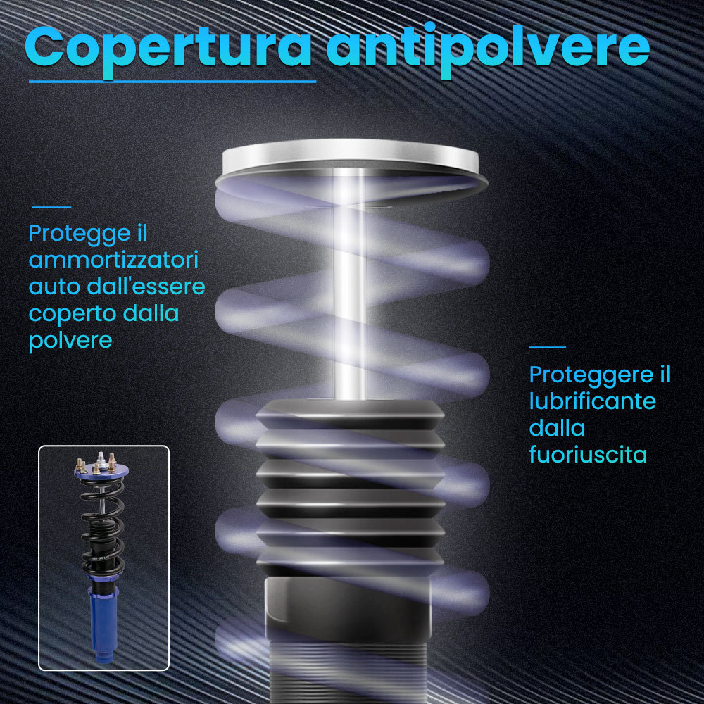 Kit ammortizzatori per auto Anteriore e Posteriore compatibile per Honda Acura Accord 2003-2007 Lowering Kit