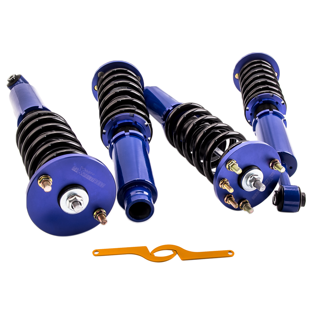 Maxpeedingrods Shock Absorbers Coilover Suspension Kit compatible for Honda Accord 2003-2007 lowering kit