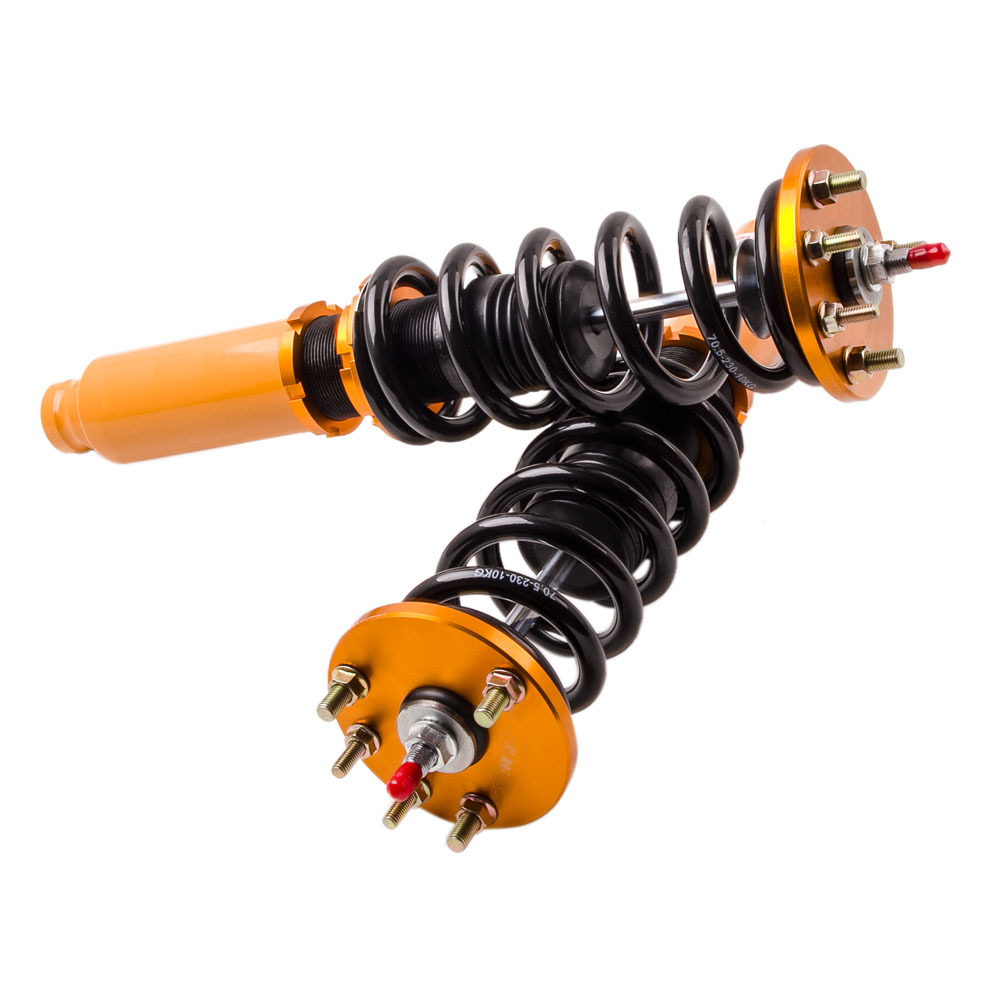 Maxpeedingrods Amortiguador Coilovers Kits de suspensión 24 vías ajustables Compatible para Honda Accord 2003-2007