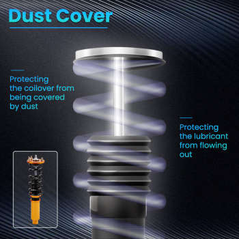 Height Adjustable Coilover Suspension Kit compatible for Honda Accord VII 4-door sedan CM4/CM5/CM6 03-07 Lowering Kit