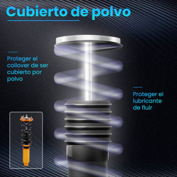 Maxpeedingrods Kits de descenso de suspensión de coilover Compatible para Honda Accord VII sedán de 4 puertas CM4/CM5/CM6 2003-2007