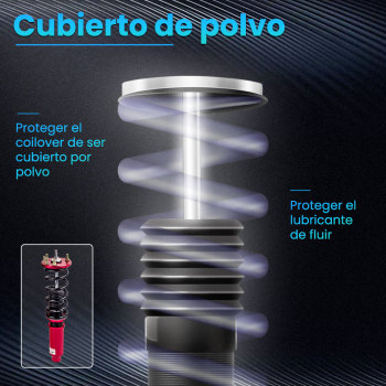 Coilover Amortiguador Delantero Trasero Ajustable compatible para Honda Accord 2003-2007