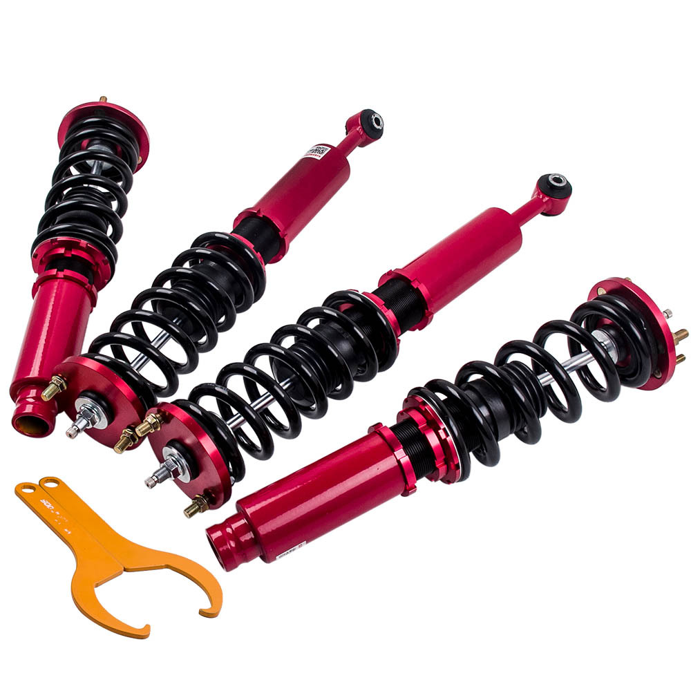Coilover Amortiguador Delantero Trasero Ajustable compatible para Honda Accord 2003-2007