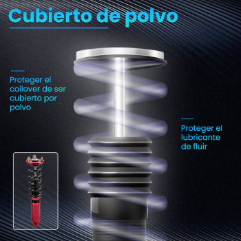 Maxpeedingrods Kits de suspensión Coilovers de puntal de bobina de altura ajustable Compatible para Honda Accord 2003-2007