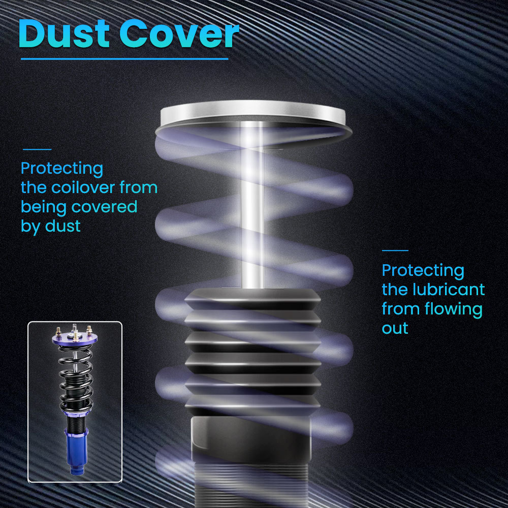 2008 -2012 compatible for Honda Accord Coilovers Suspension Kit Blue