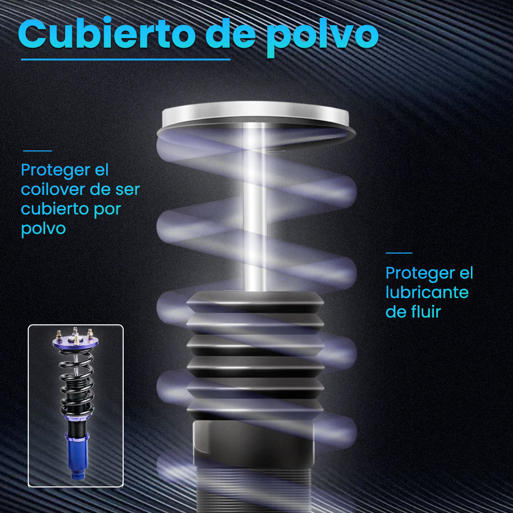 2008-2012 compatible con cCompatible con compatible para Honda Accord VIII LX,SE,LX-P sedán CP2 2008-2012 Coilovers Kit de puntal de suspensión