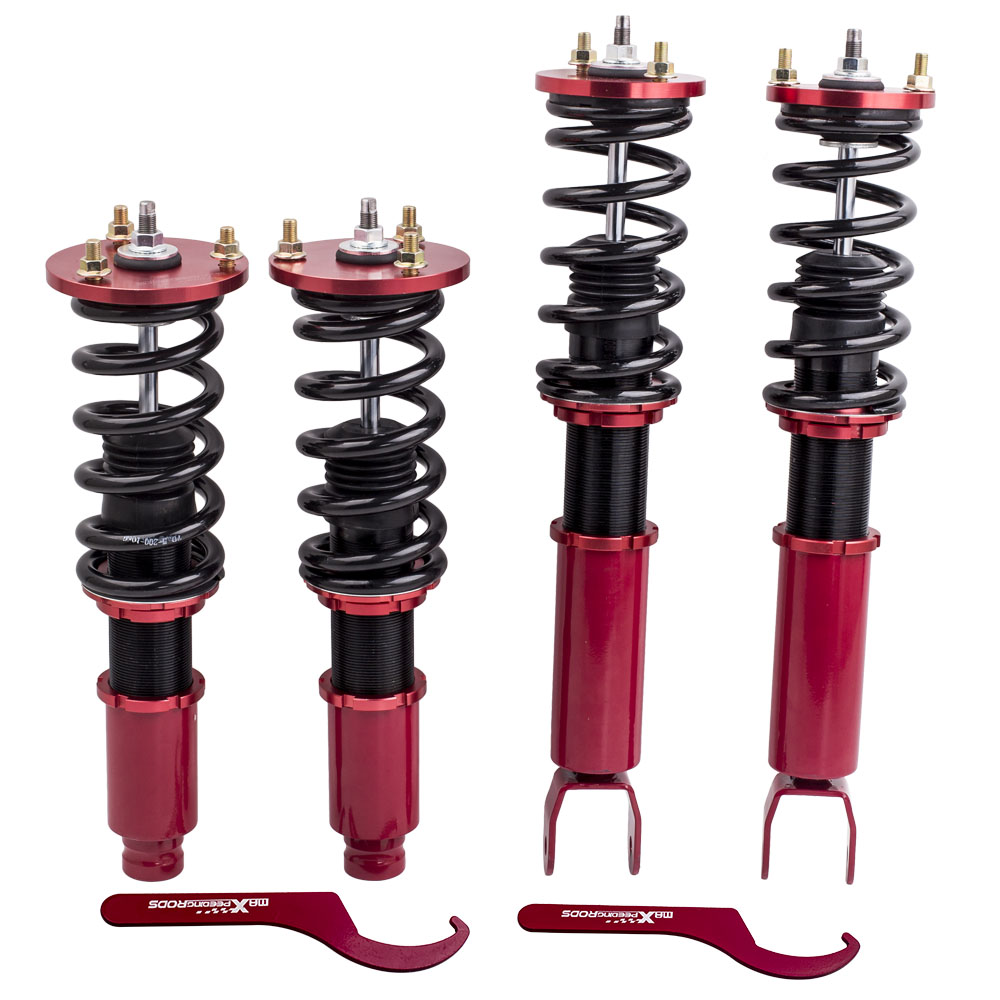 Coilovers Fit Honda Accord 2008-12 Acura TSX 09-14 Suspension Kit Red 