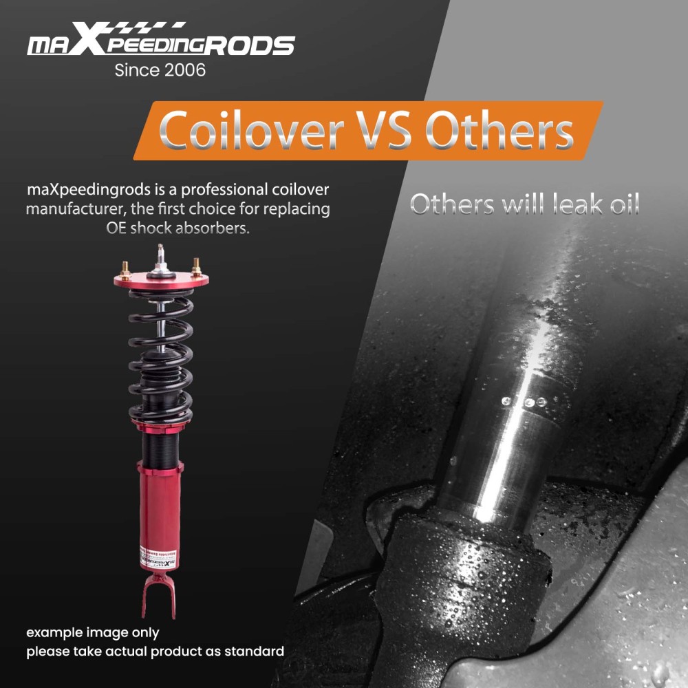 Racing Coilovers compatible for Honda Accord CL 97-99 compatible for Acura 97-99 CB CD 24 Ways Damper Shocks lowering kit