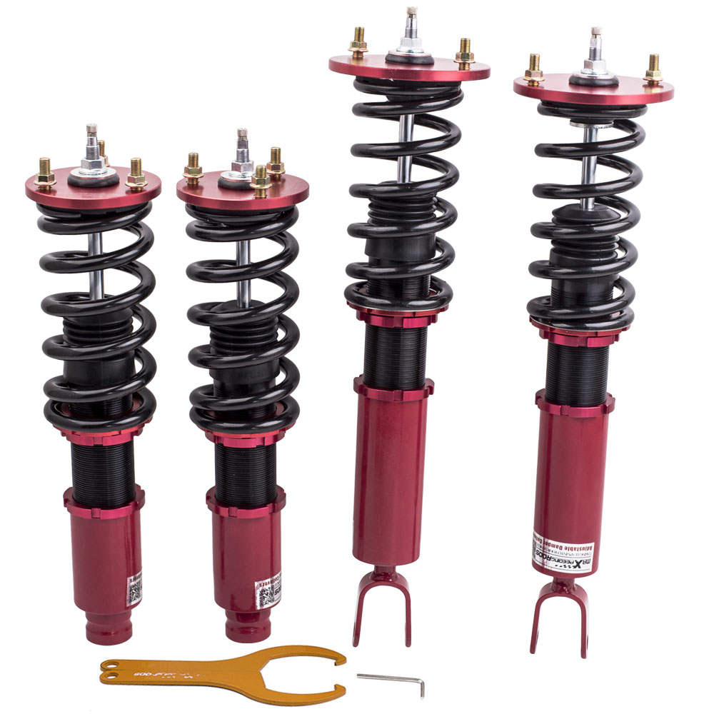 Racing Coilovers compatible for Honda Accord CL 97-99 compatible for Acura 97-99 CB CD 24 Ways Damper Shocks