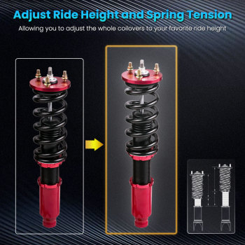 Coilover Kits compatible for Honda Accord 1990-1997 compatible for Acura CL 97-1999 Height Adjustable Lowering Kit