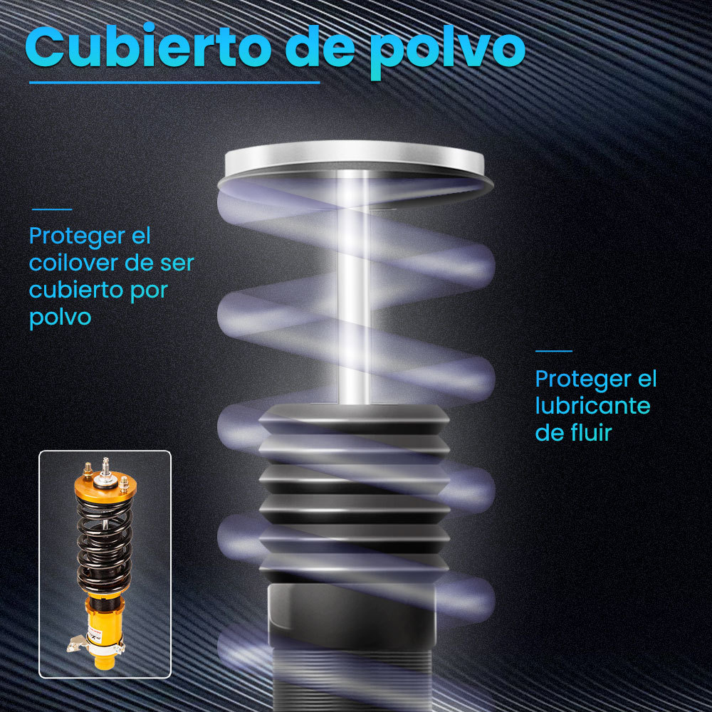 Maxpeedingrods - Kits de suspensión ajustable con amortiguador de doble tubo Compatible para Acura Integra 1994-2001 DC2 DC4 01/88 - 12/95