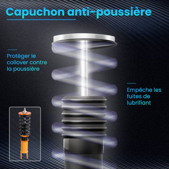 Combinés Fileté Suspension Kit compatible pour Honda CRX 1989-1991 ED8 ED9 EE8kit dabaissement