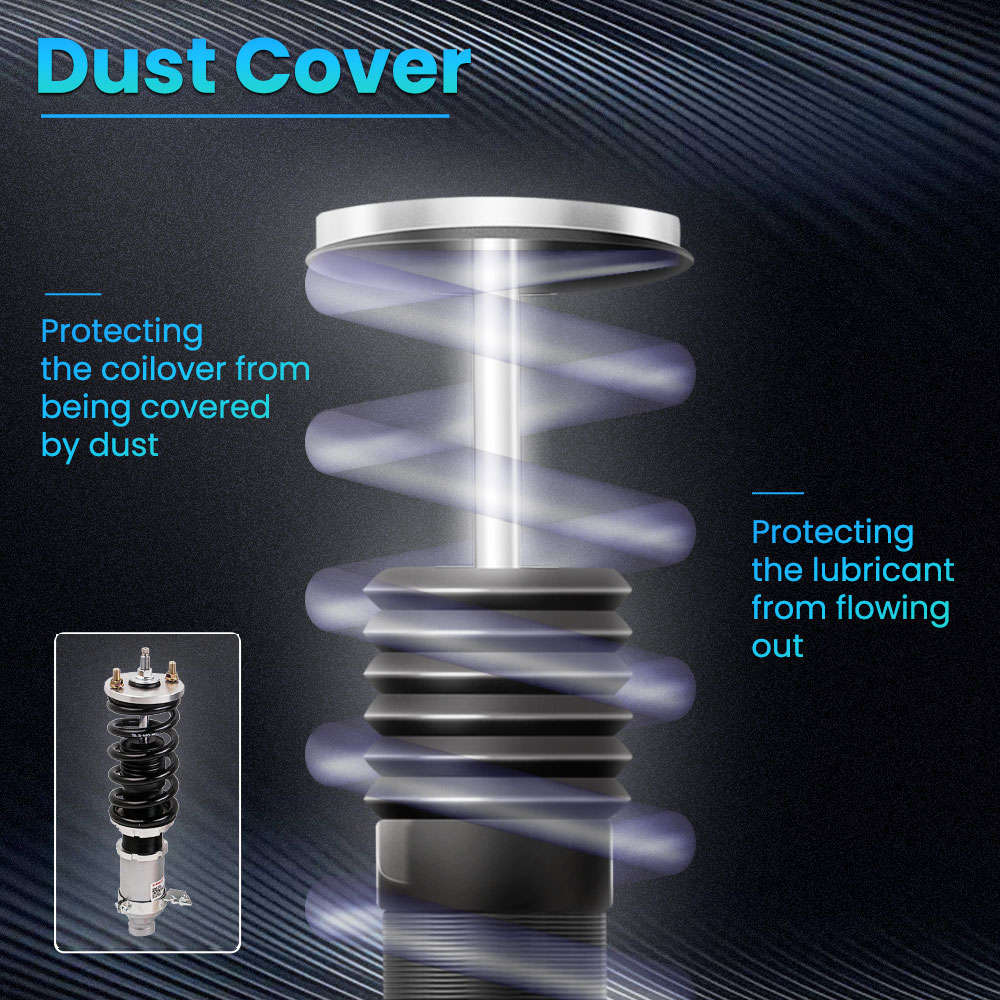 Maxpeedingrods Tuning Full Coilovers Kit Suspensions Shocks Damper Adjustable compatible for Honda Civic 1988-2000