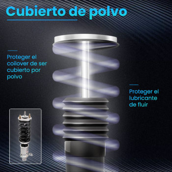 Maxpeedingrods Tuning Full Coilovers Kit suspensiones amortiguador ajustable Compatible para Honda Civic 1988-1991 EC ED EE EF