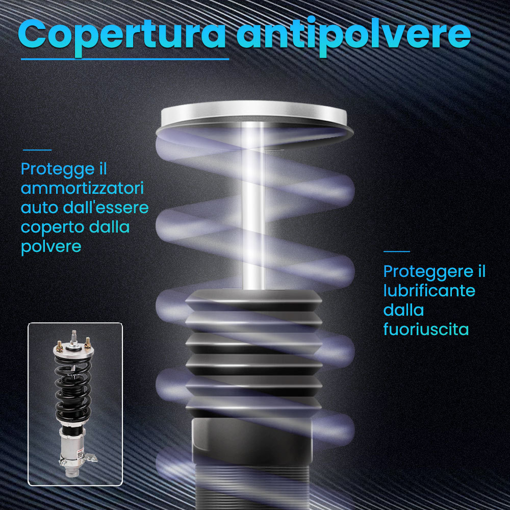 Kit ammortizzatori per auto Anteriore e Posteriore compatibile per Honda Acura Integra 90-93 Lowering Kit