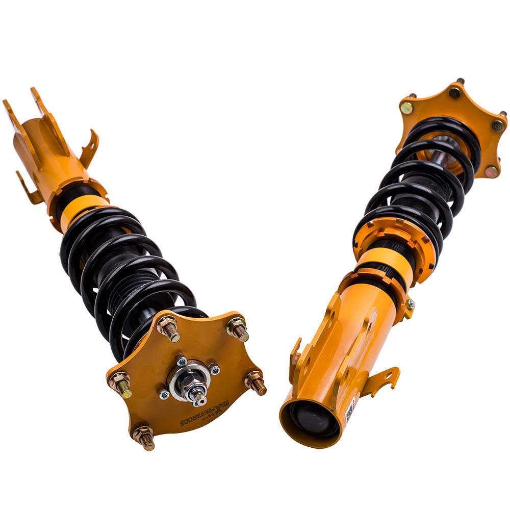 Kit de suspensión de coilover ajustable 4 piezas delantero + trasero compatible para HONDA CRV CR-V 07-11