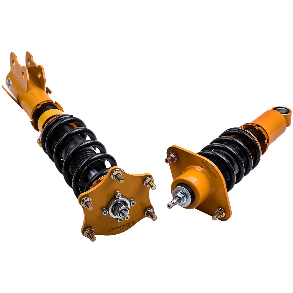 Kit de suspensión de coilover ajustable 4 piezas delantero + trasero compatible para HONDA CRV CR-V 07-11