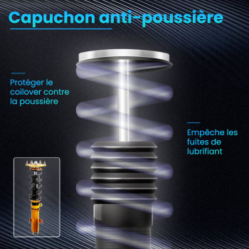 Kit de suspension combinés filetés compatible pour honda crv cr-v 2007-2011 combinés filetés shockkit d'abaissement