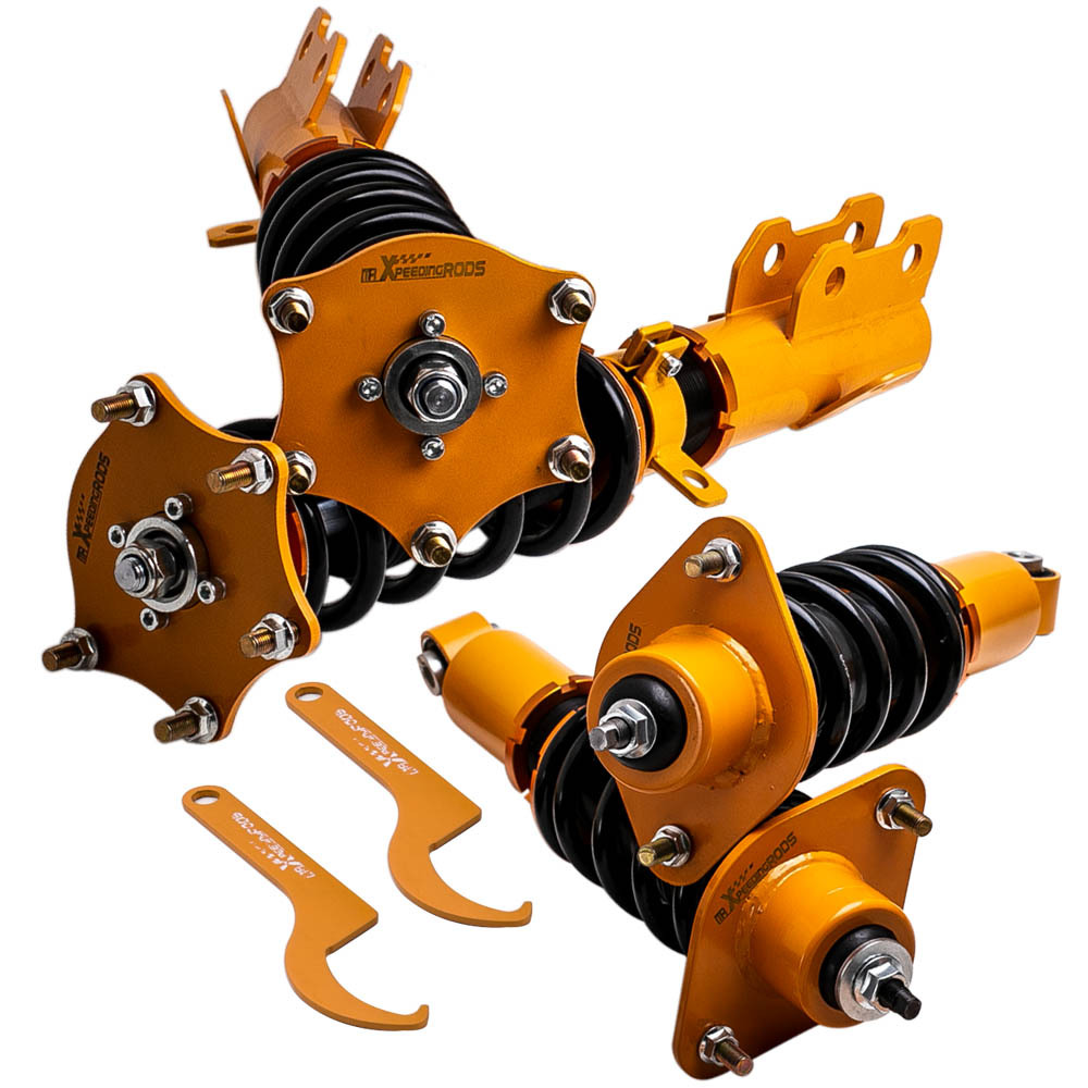 Kit de suspension combinés filetés compatible pour honda crv cr-v 2007-2011 combinés filetés shockkit d'abaissement