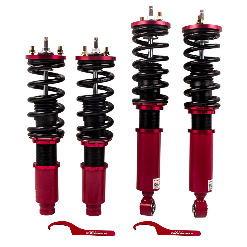 Tuning Coilover Kits compatible for Honda CR-V 1996-2001 24 Ways Adjustable Damper Shocks Lowering Kit