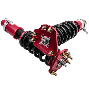 Compatible for Honda Prelude Full Damper Adjustable Coil Spring Strut Coilovers 1992 - 2001  Lowering Kit