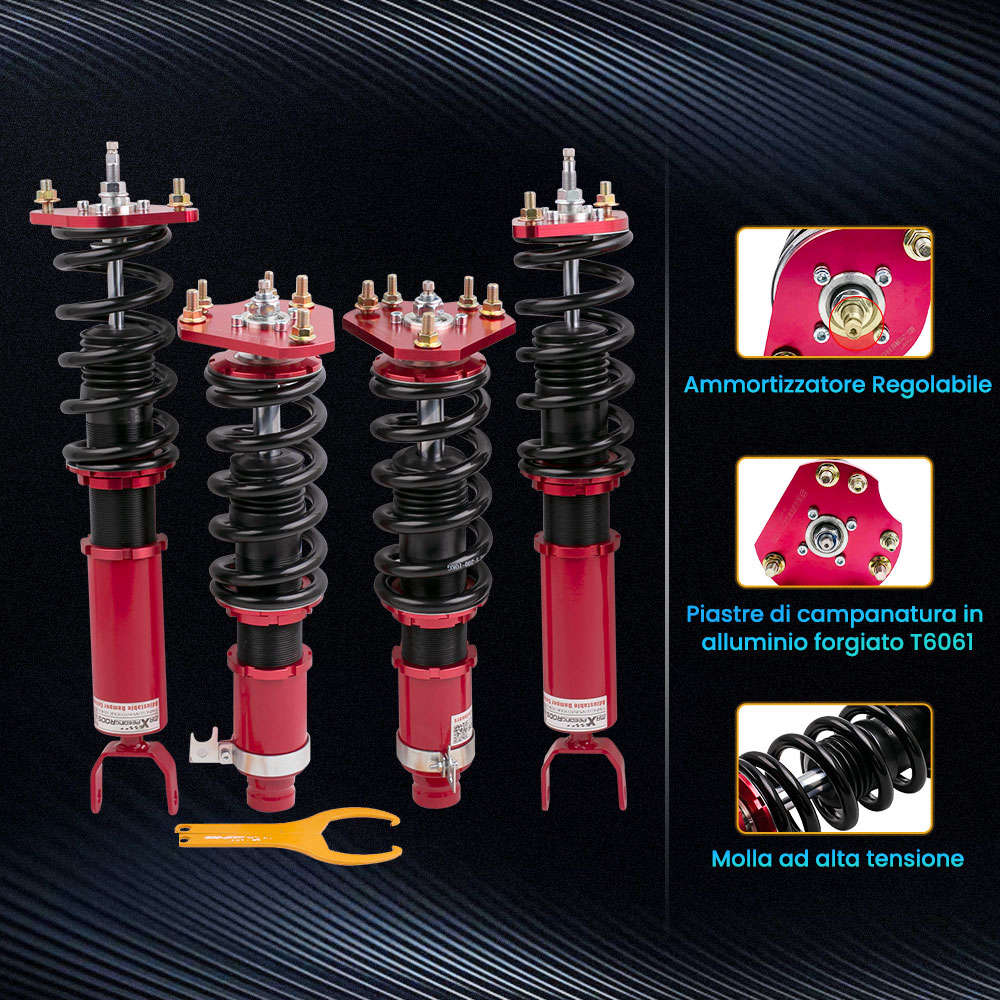 Ajustar coilover kit compatibile per Honda Prelude BB6 92-01 Suspensión Coilovers