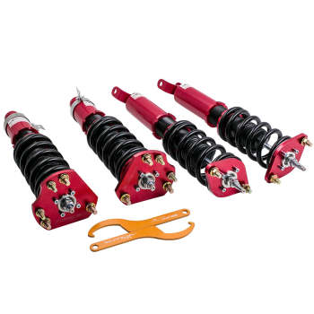 Compatible for Honda Prelude Full Damper Adjustable Coil Spring Strut Coilovers 1992 - 2001  Lowering Kit