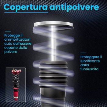 Ammortizzatori Coilover Suspension compatibile per Honda Prelude 4 5 IV V 2.0 2.2 16V 92-01 Lowering Kit