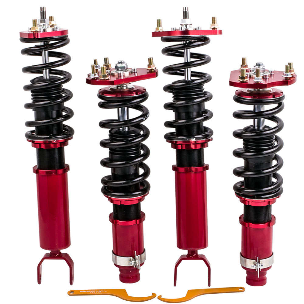 Compatible For HONDA PRELUDE BB1-BB9 1992-2001 Shock Absorbers Adj. Height Complete Coilovers Kits 