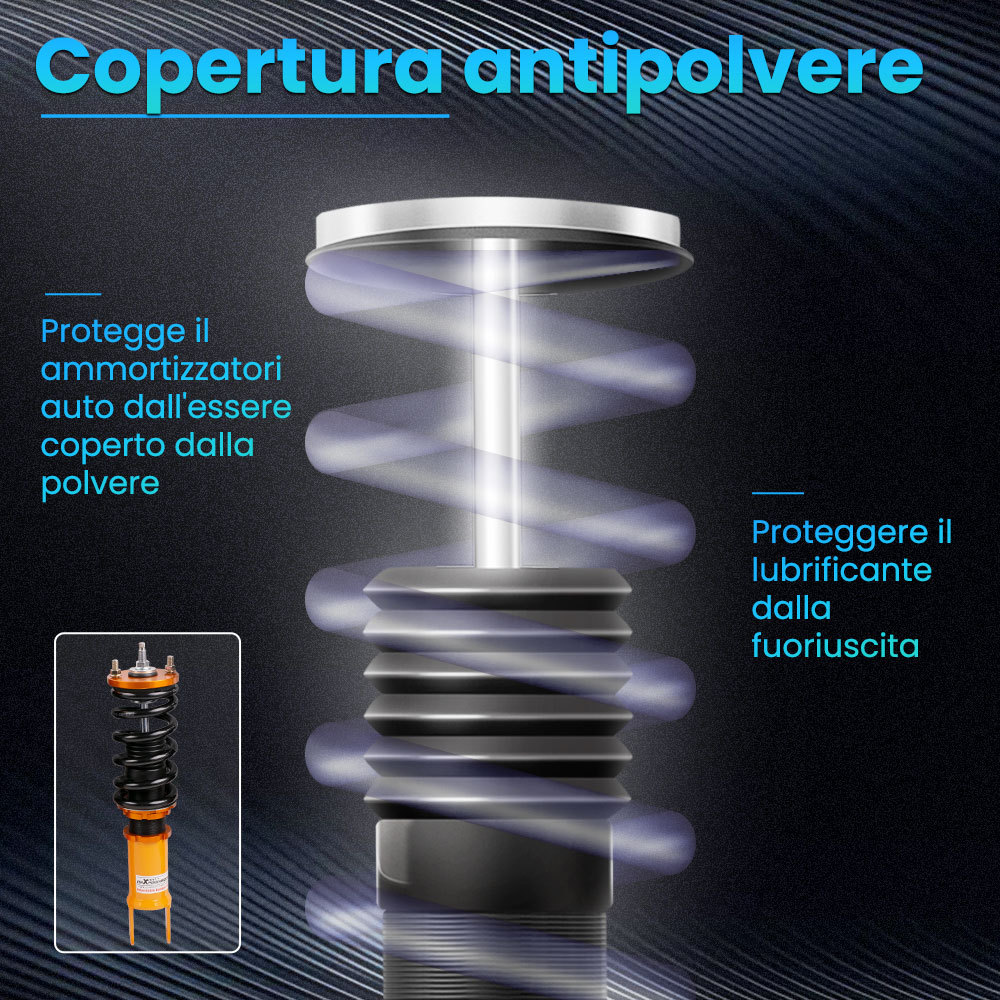 Ammortizzatore Sospensione Assetto Regolabile compatibile per Honda S2000  AP1 AP2 1999-2009 Lowering Kit