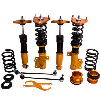 Compatible for Hyundai Genesis Coupe 2-Door 11-2015 w/z Sway Bar Height Adjust Coilover Set Lowering Kit