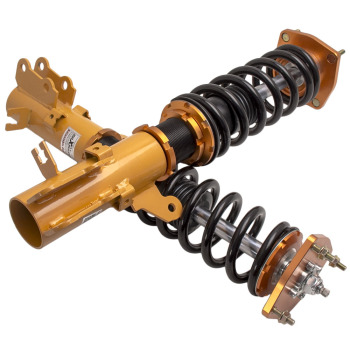 Amortiguador de 24 pasos y kit de coilover de altura ajustable compatible para Hyundai Tiburon 2003-2008