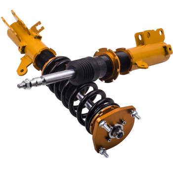 Compatible for Hyundai Tiburon 2003-2008 Adjustable Height Shocks Absorbers Coilovers Kit Lowering Kit