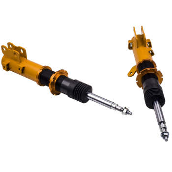 Compatible for Hyundai Tiburon 2003-2008 Adjustable Height Shocks Absorbers Coilovers Kit Lowering Kit