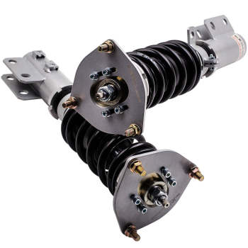 Coilovers Kit compatible for Hyundai Veloster 2013-2015 Adj. Damper Coils and Struts Grey Lowering Kit