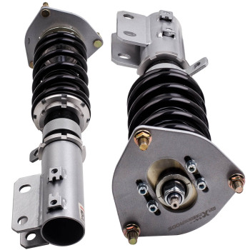 Coilovers Kits compatible for Hyundai Veloster 2012-2018 1.6L Adj. Damper Shocks Grey lowering kit