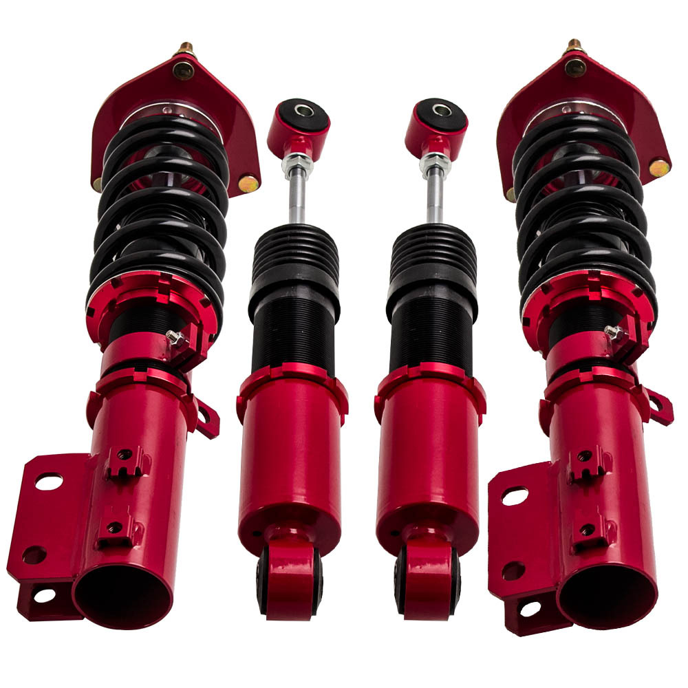 Compatible for Hyundai Veloster 2013-2015 1.6L Adj. Height Shocks Struts Coilovers Kit Lowering Kit