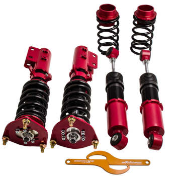 Compatible for Hyundai Veloster 2013-2015 1.6L Adj. Height Shocks Struts Coilovers Kit Lowering Kit